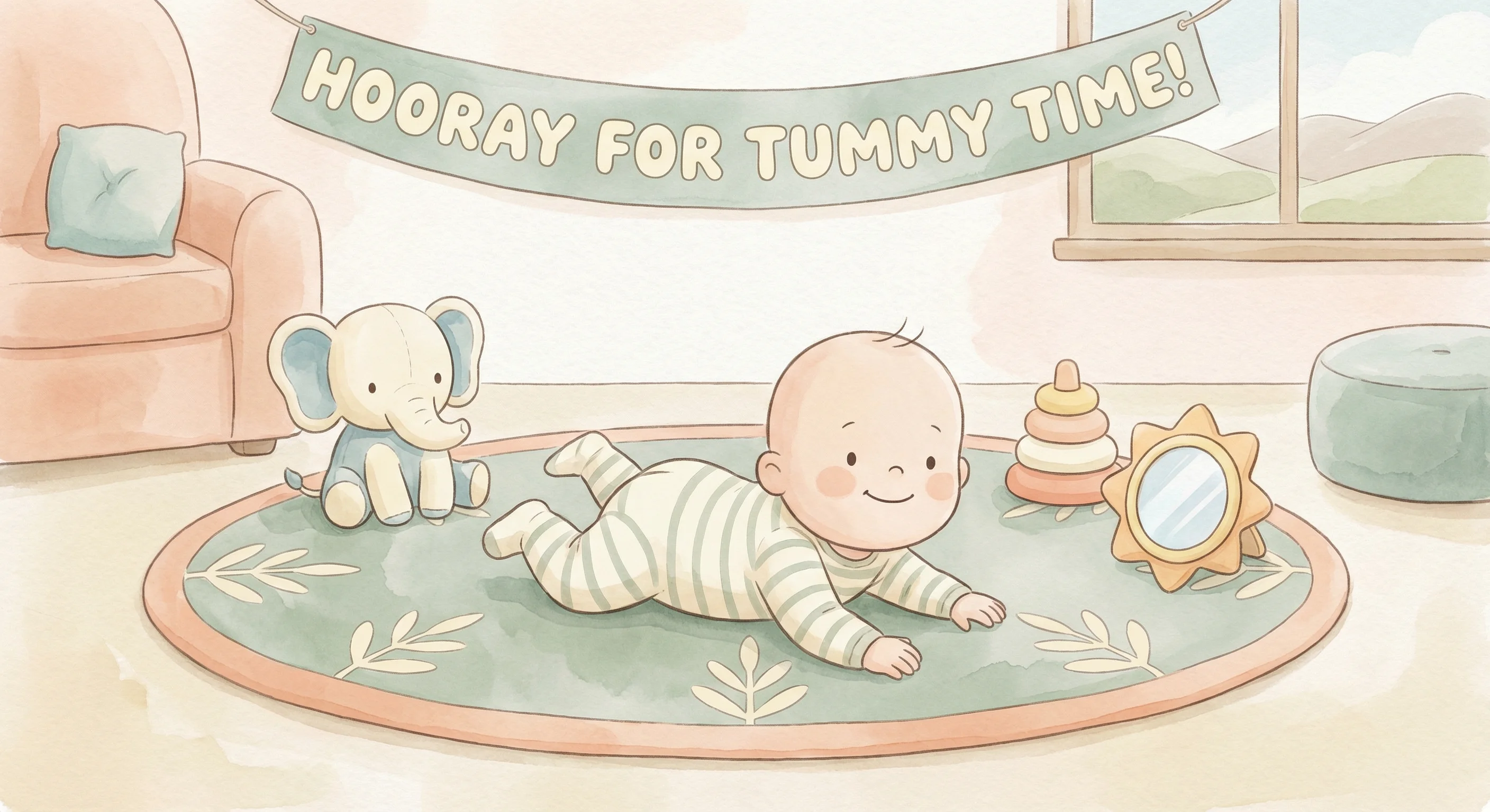 Tummy Time Without (Many) Tears